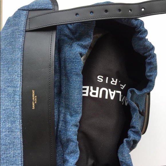 SAINT LAURENT DENIM BACKPACK - BRAND NEW WITH TAGS - Picture 3 of 7